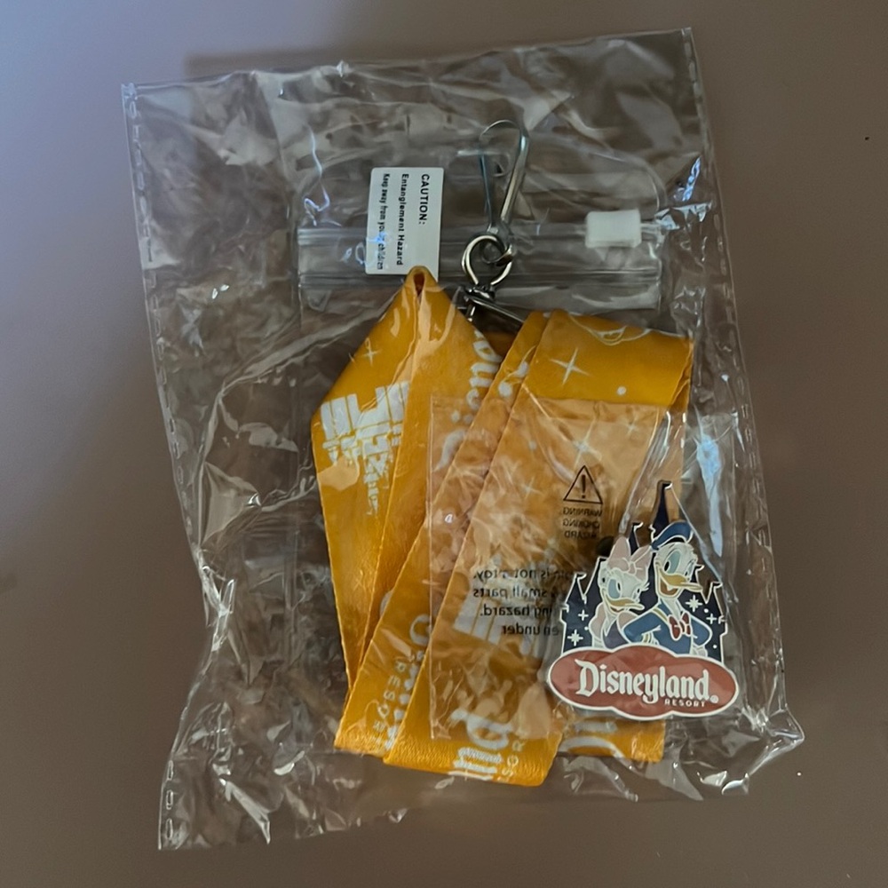 Disneyland lanyard Pass Holder